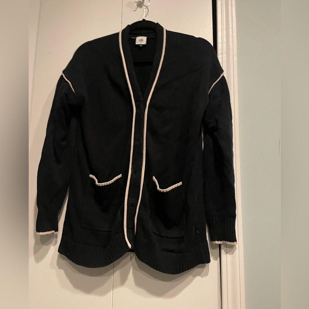 Cabi ‘Comfort Cardigan’ Spring 2020  #5633 small Black. New! Retail  $125